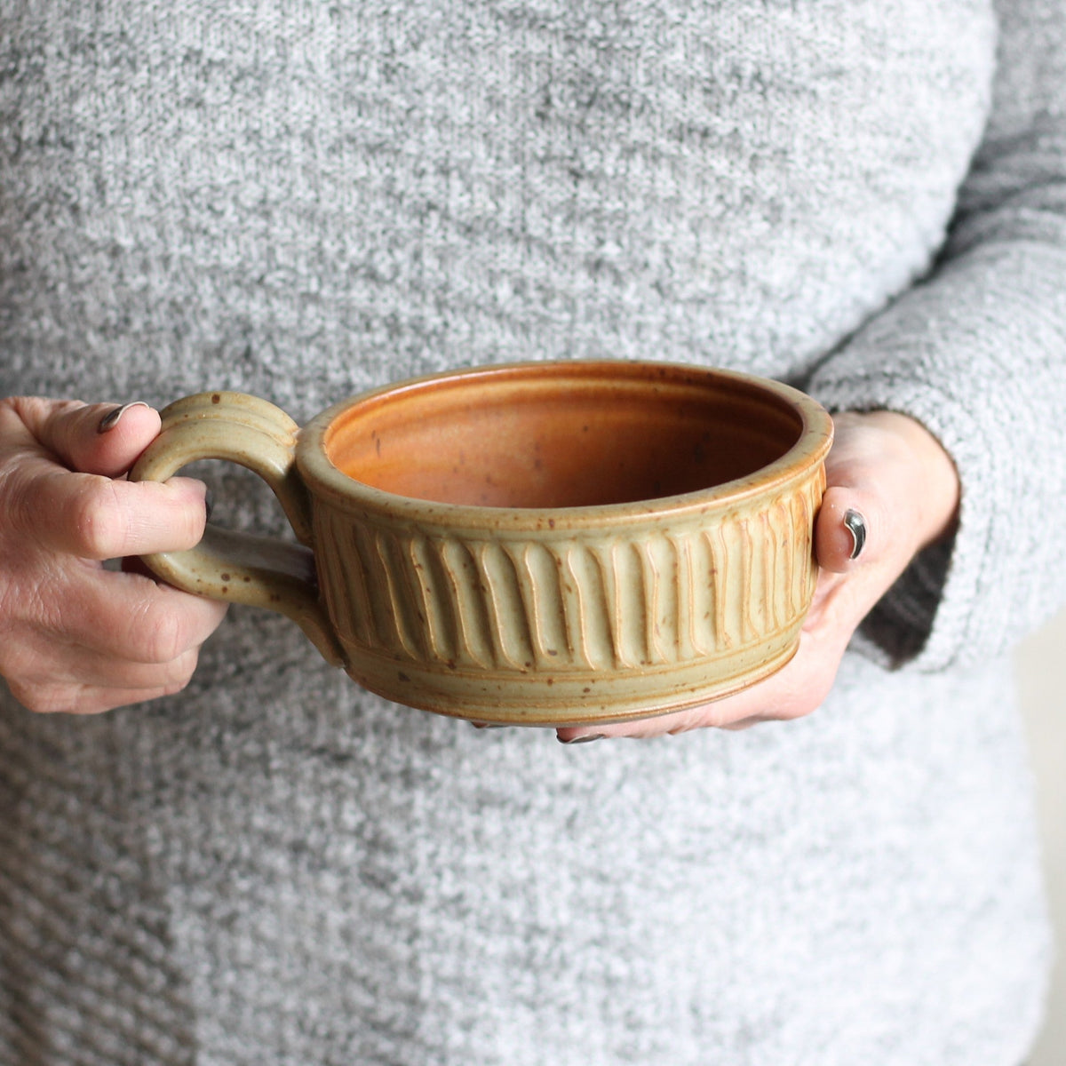 Mug à soupe fait main