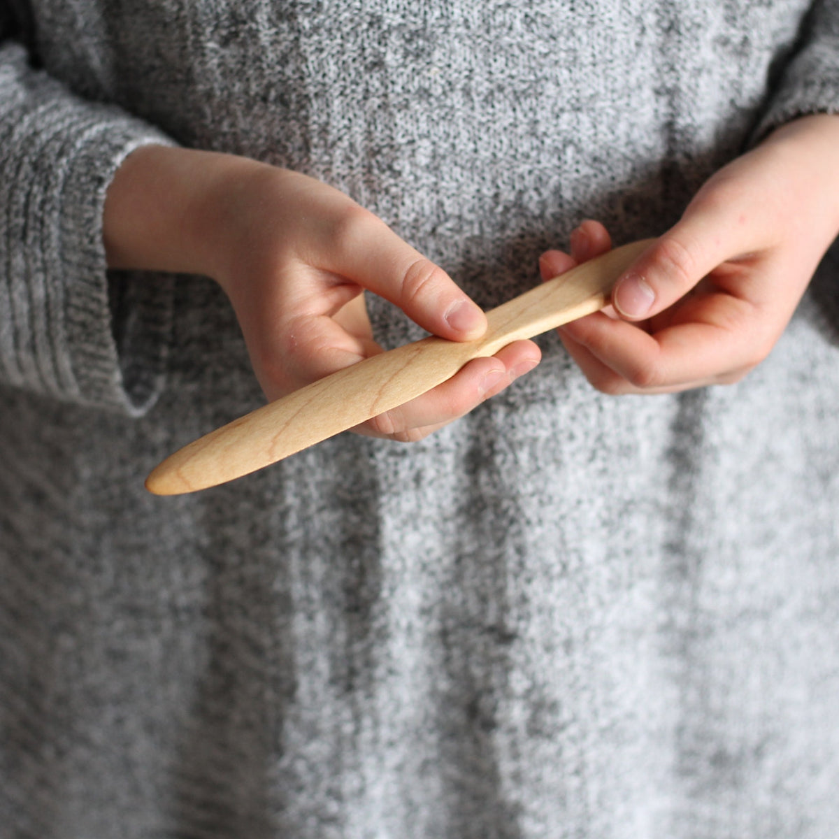 Spatule fine en bois faite main