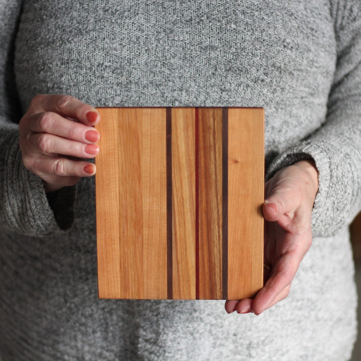 Dessous de plat en bois rayé