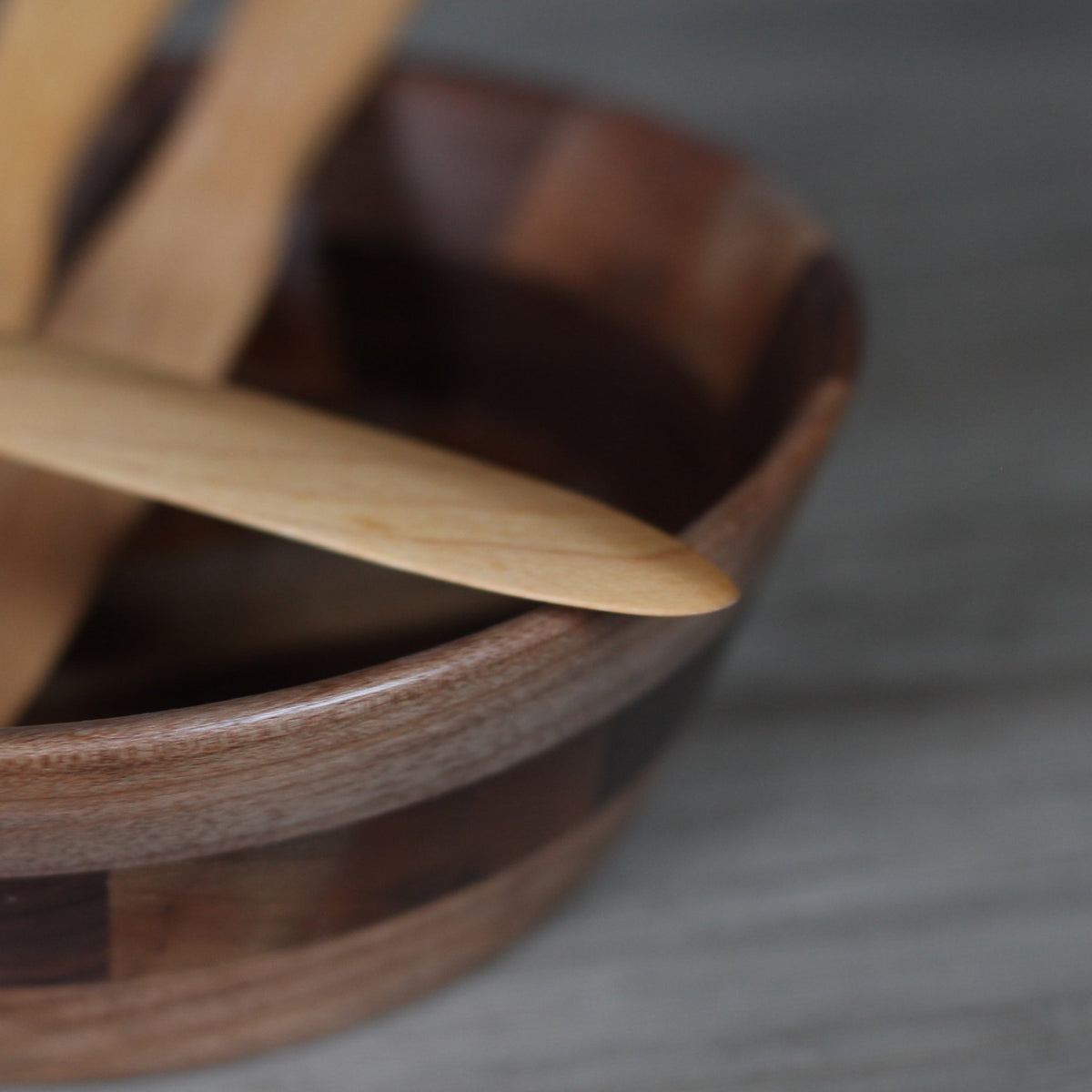 Spatule fine en bois faite main