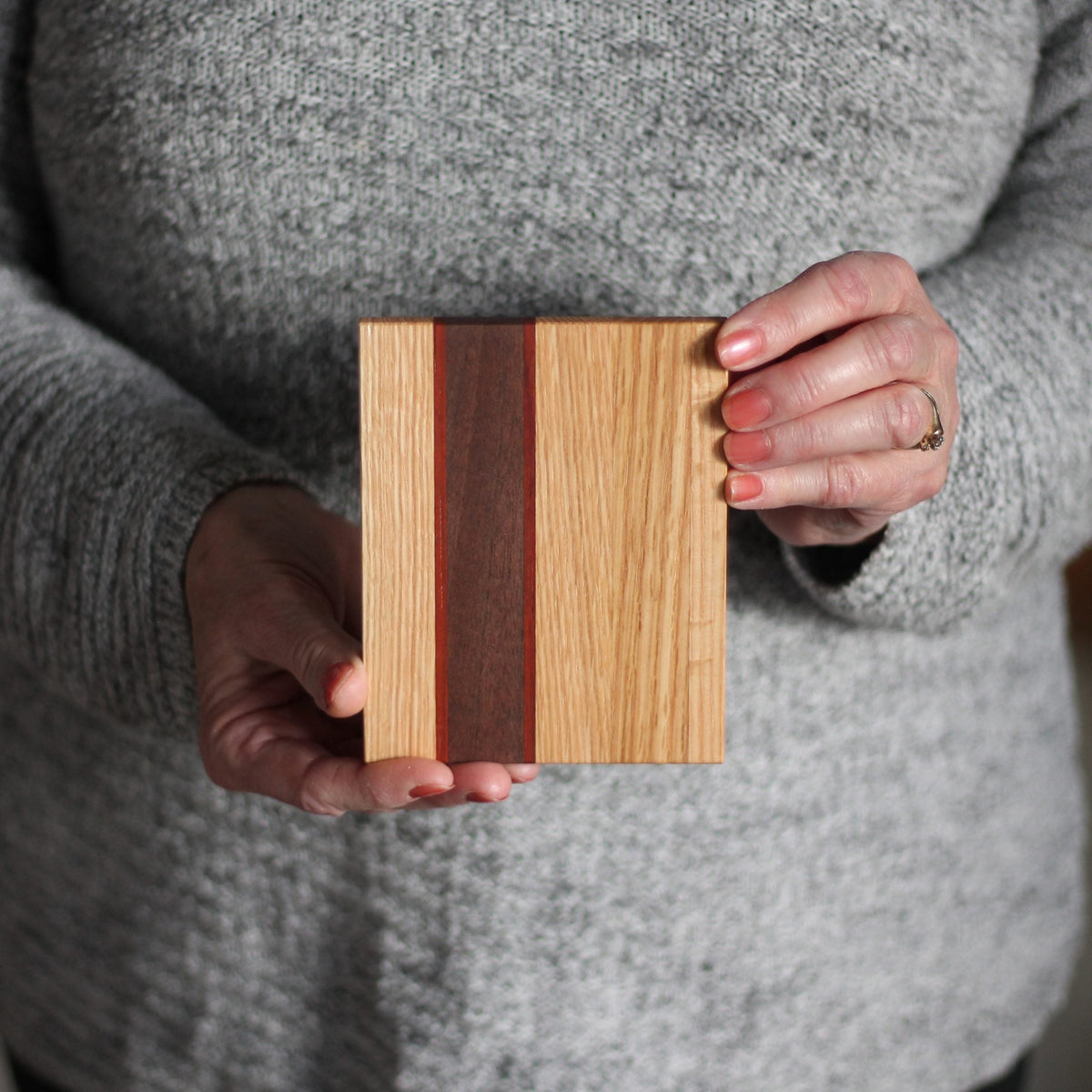Dessous de plat en bois rayé