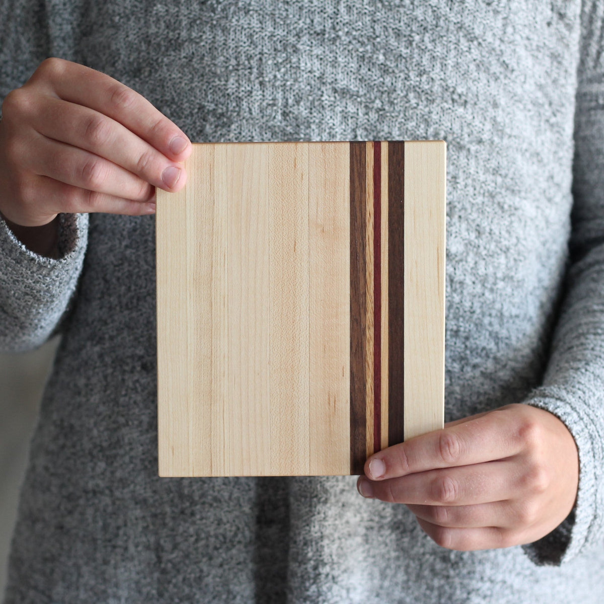 Dessous de plat en bois rayé