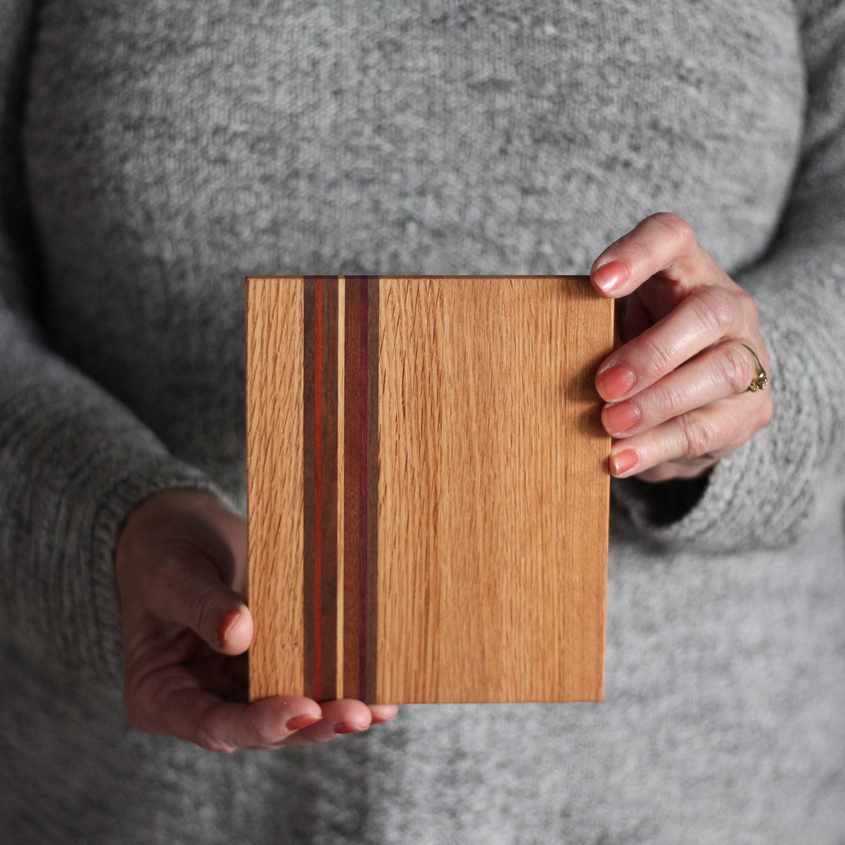 Dessous de plat en bois rayé