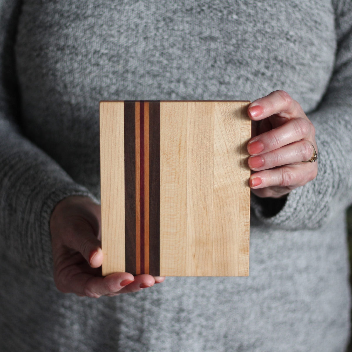 Dessous de plat en bois rayé