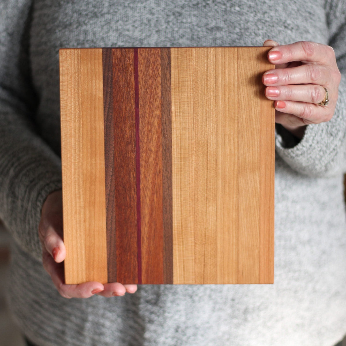 Dessous de plat en bois rayé